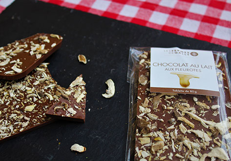 chocolat aux pleurotes
