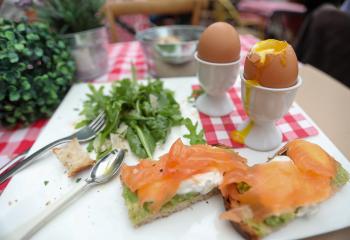 Brunch au saumon du café de Gally de Saint-Cyr-l'École