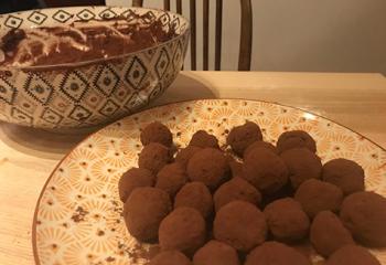 truffes au chocolat cacao