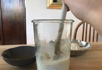 levure lait sel et farine