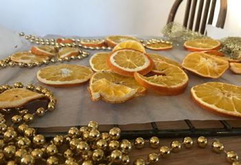 Décorations oranges 