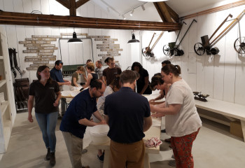 Atelier pizza artisanale à la ferme de gally de saint-denis