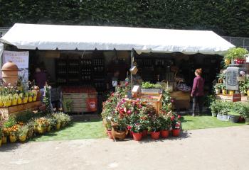 stand des Fermes de Gally à Jardins, jardin