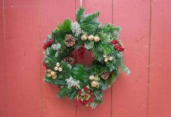 Atelier couronne de Noel