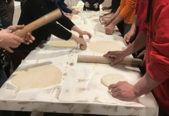 Atelier pizza artisanale à la ferme de gally de saint-denis