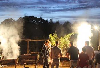 barbecue champêtre yvelines nocturne ferme de gally