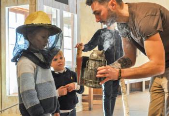 Atelier pour enfant abeille à la Ferme de Gally de Saint Cyr l'Ecole et de Sartrouville