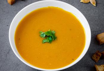 soupe potiron coriandre