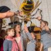 visite d'école ferme ouverte abeilles pédagogie