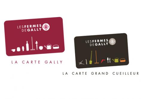 Cartes de fidélité au magasin des Fermes de Gally