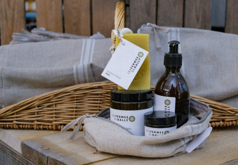 Gamme beauté Les Fermes de Gally x Blancrème