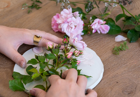 Atelier cloche florale pour adultes aux Fermes de Gally dans les Yvelines