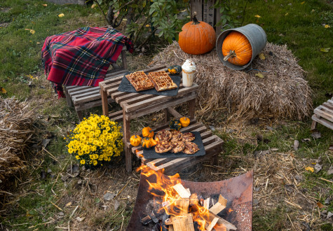 Guinguette de Gally à l'automne