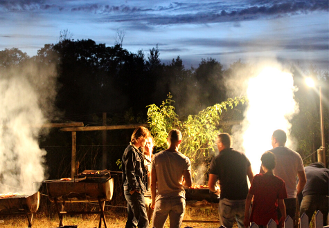 nocturne labyrinthe fermes de gally barbecue