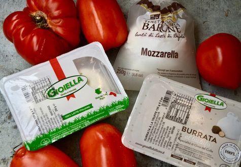 Mozzarella vendue aux Fermes de Gally