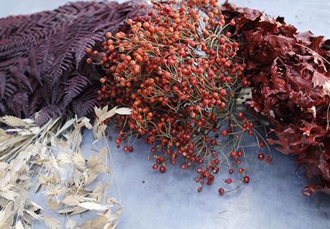 séchage fleurs et feuillage