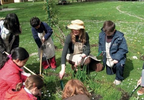 Atelier jardinage pour enfant à la Ferme 