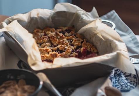 crumble pomme cueillette les fermes de gally