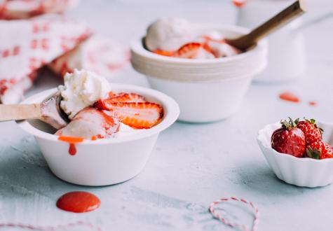 recette glace framboise yaourt