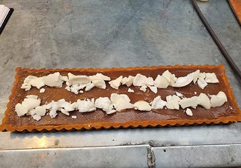 fond de tarte marron